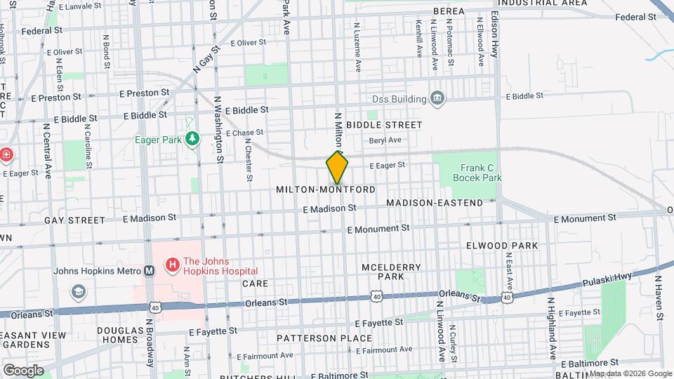 2427 Ashland Ave Map and Location Details