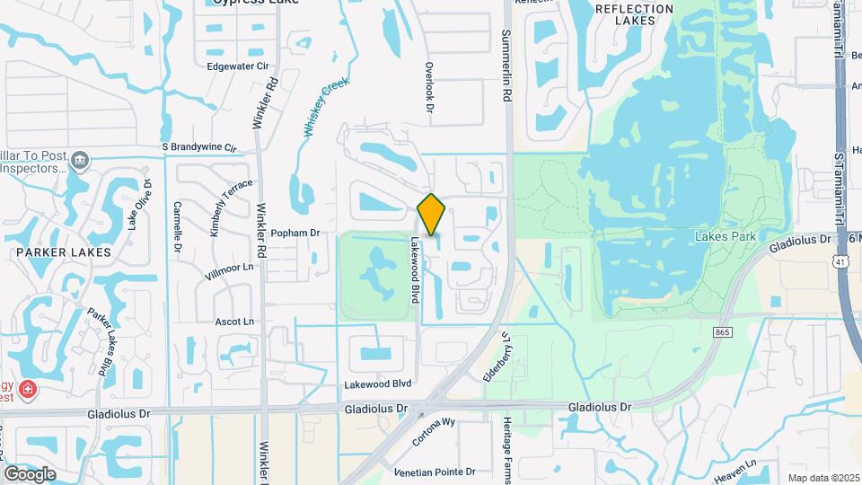 14831 Park Lake Dr Map and Location Details