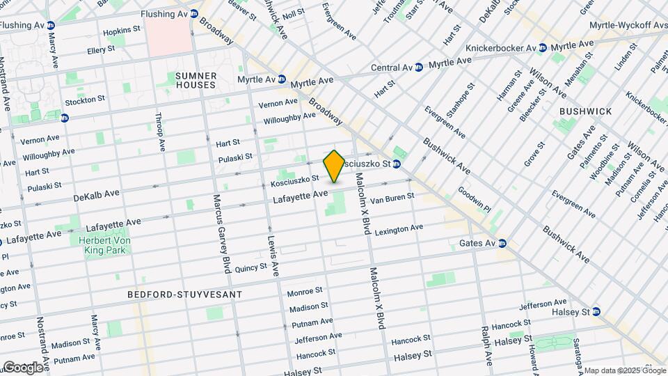 987 Lafayette Ave Mapa y Detalles de la Ubicación