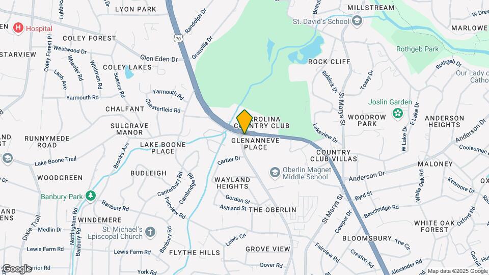2924 Oberlin Rd Map and Location Details
