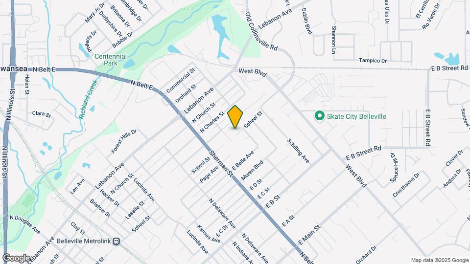 2101 Scheel St Map and Location Details