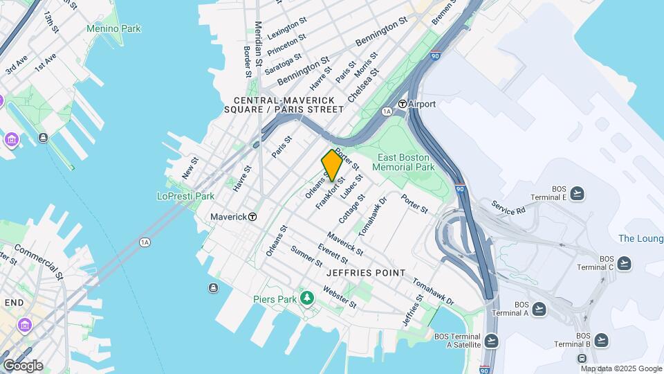 60 Frankfort St, Unit B Map and Location Details