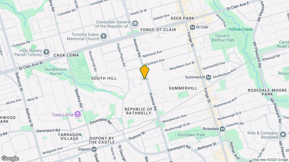 394 Avenue Rd Map and Location Details