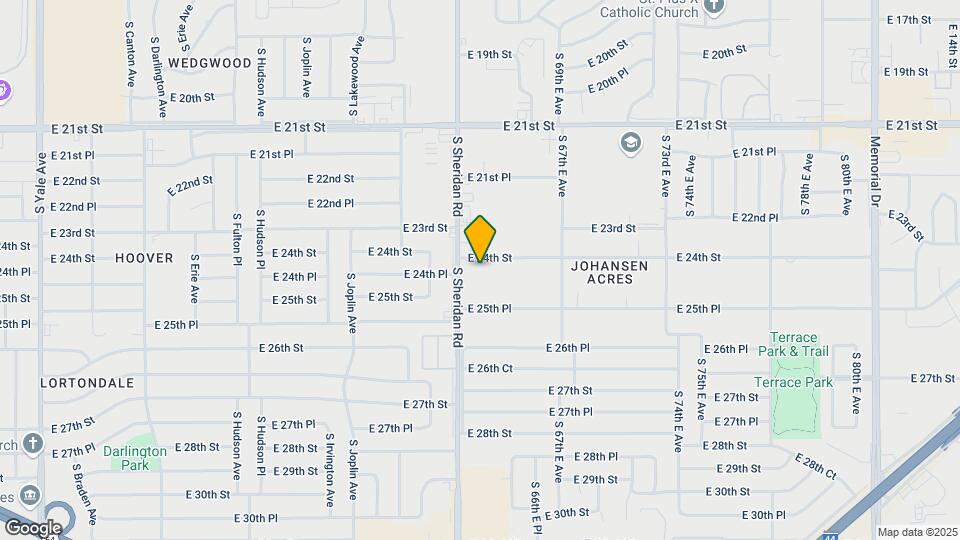 2227 S 107th Ave E Map and Location Details