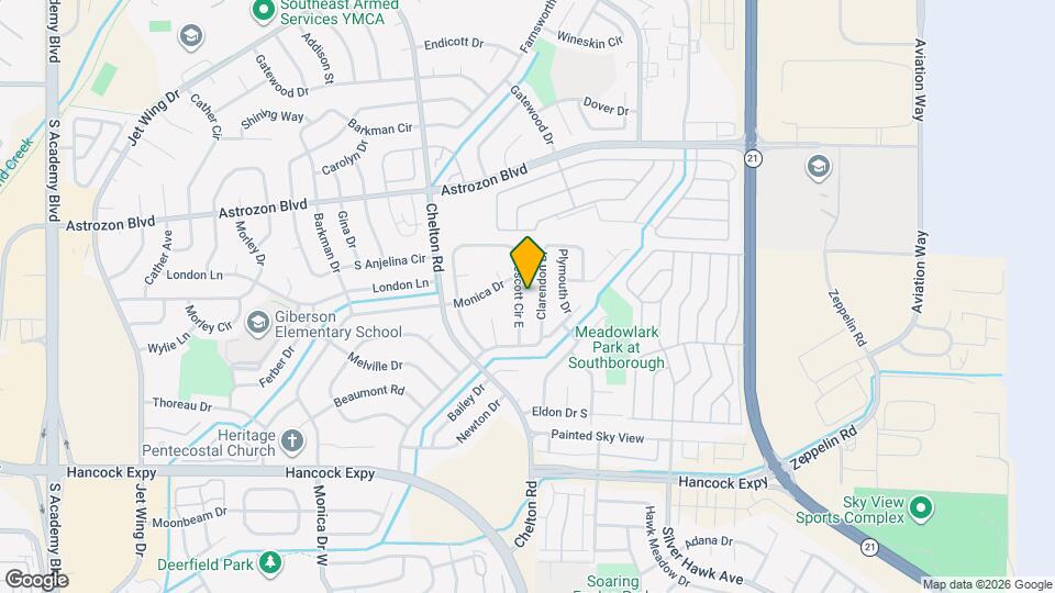 2625 Prescott Cir E Map and Location Details