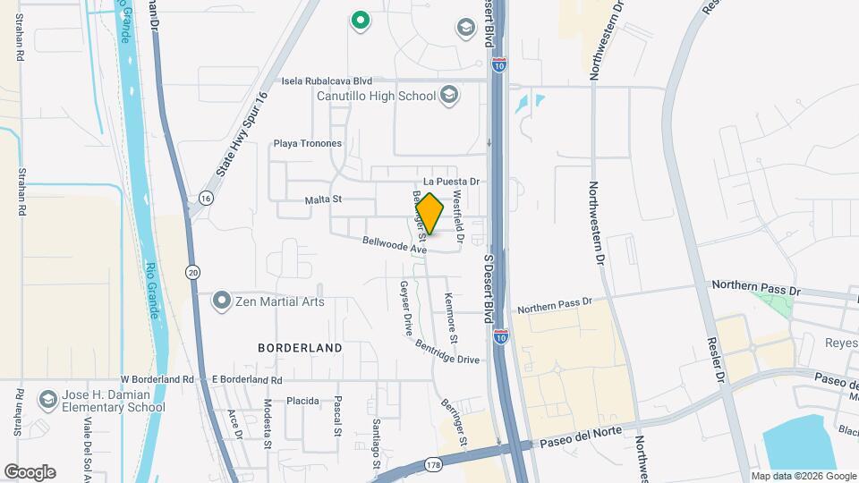 6564 Berringer St Map and Location Details
