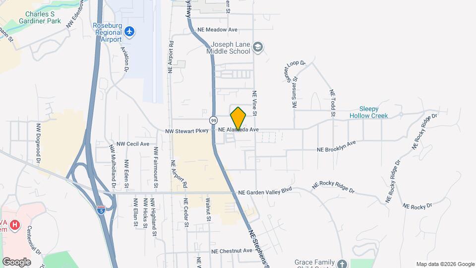 621 NE Alameda Ave Map and Location Details