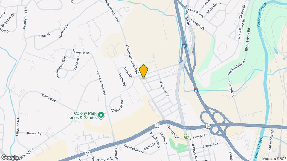 2009 N Susquehanna Trail Map and Location Details