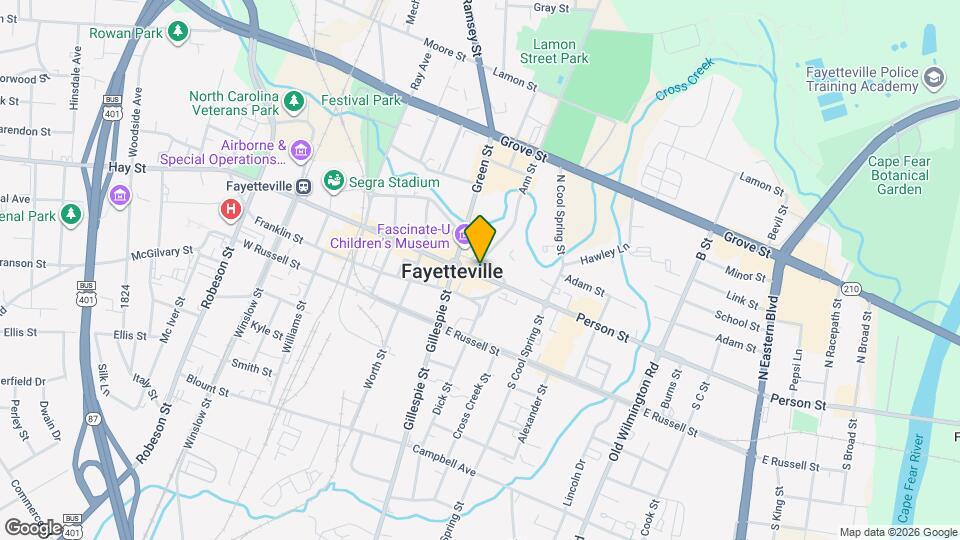 123-201 Person St Map and Location Details