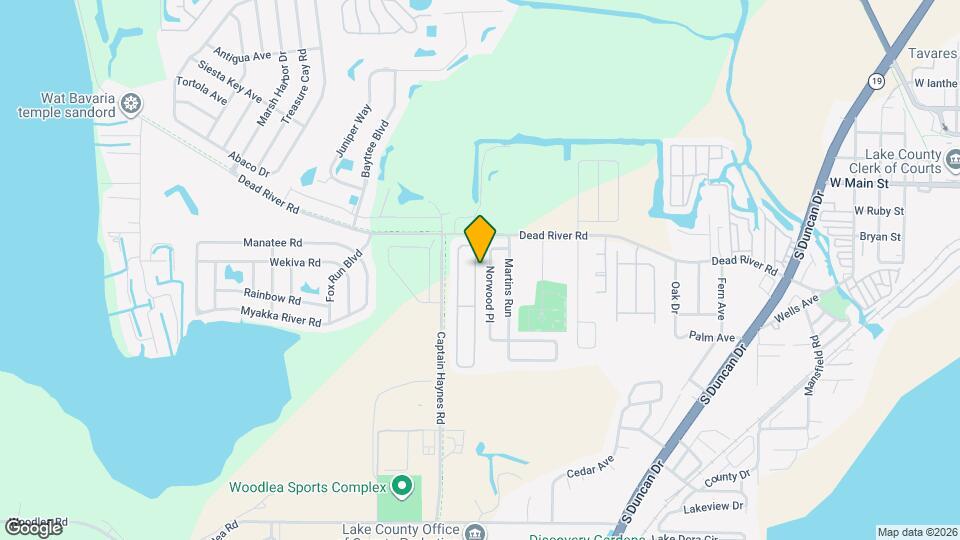 423 E Rosewood Ln Map and Location Details