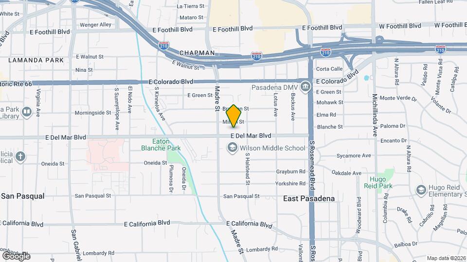 3455 E Del Mar Blvd Map and Location Details