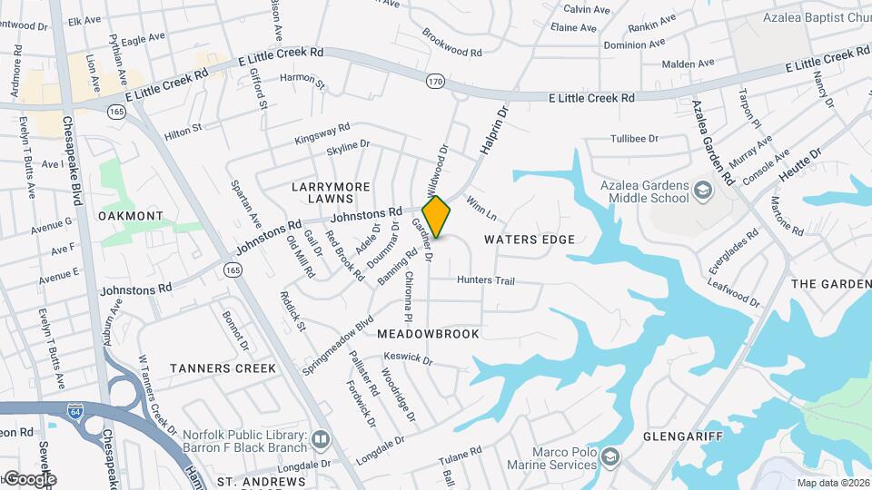 7022 Gardner Dr Map and Location Details