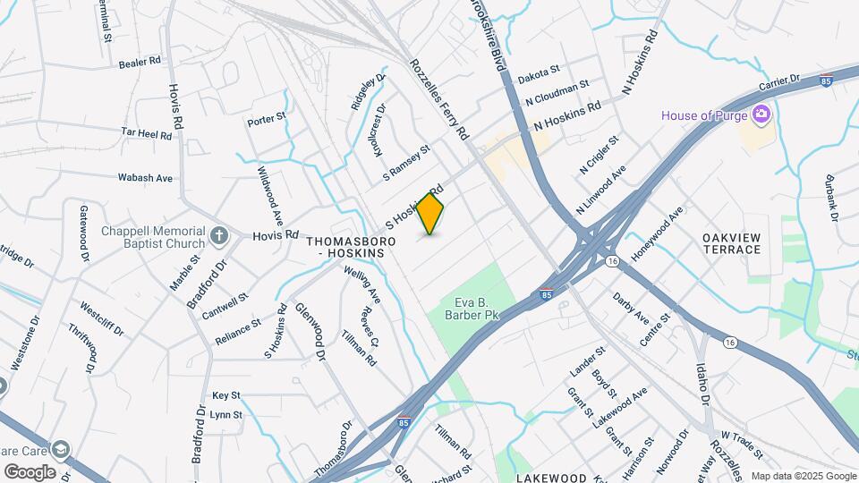 307 Hoskins Mill Ln Map and Location Details