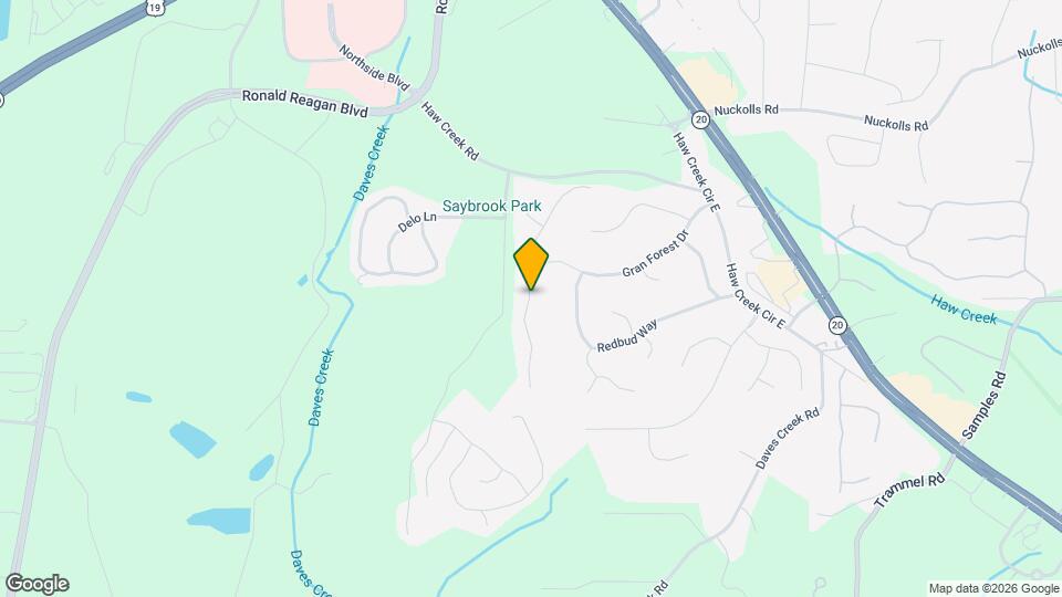 1550 Loblolly Ln Map and Location Details