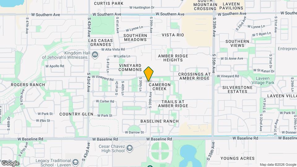 6813 S 39th Dr Map and Location Details