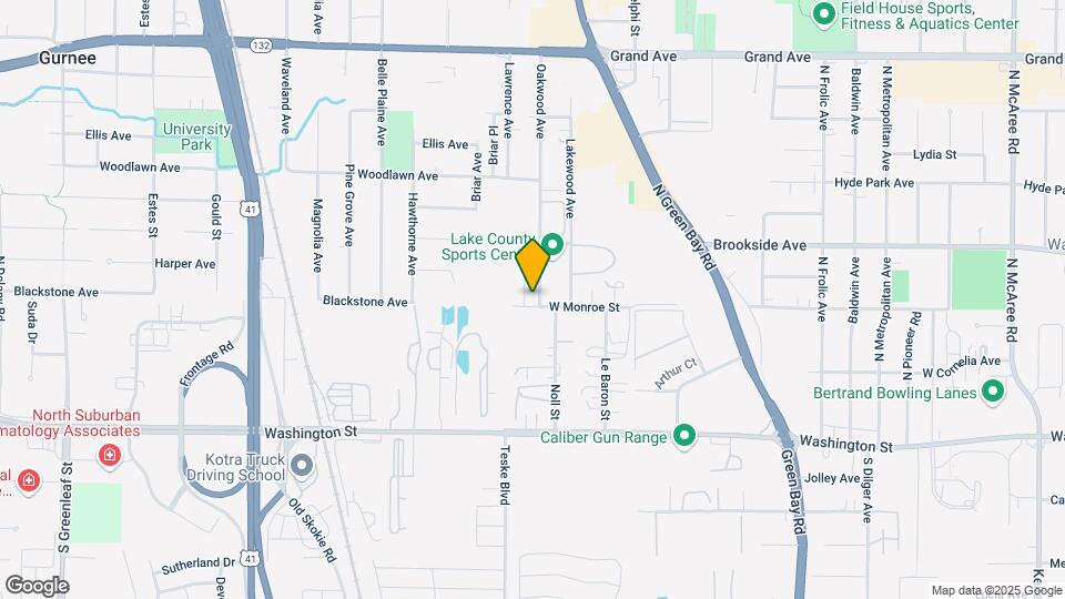 328 N Oakwood Ave Map and Location Details