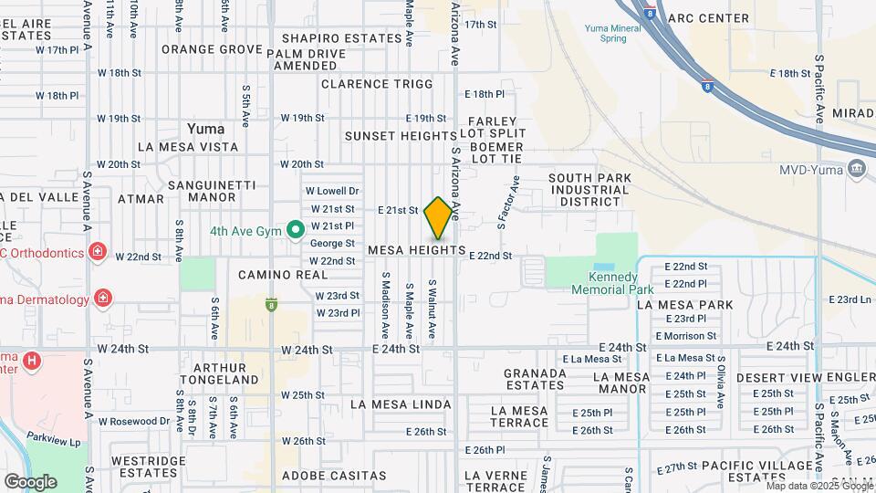 2183 S Walnut Ave Mapa y Detalles de la Ubicación