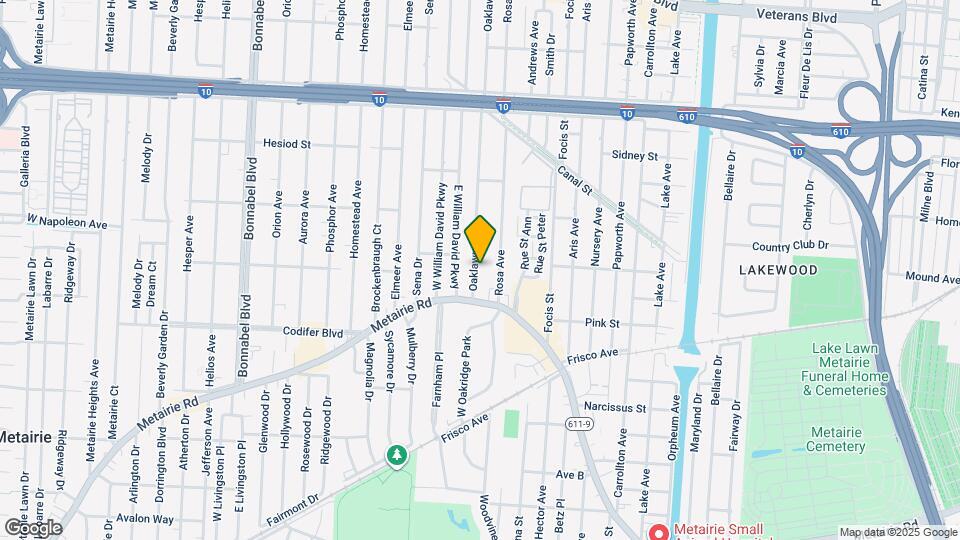 15 Oaklawn Dr Map and Location Details