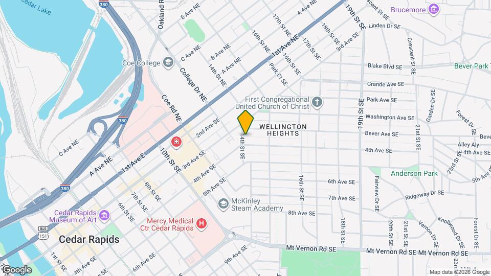 328 14th St SE Mapa y Detalles de la Ubicación