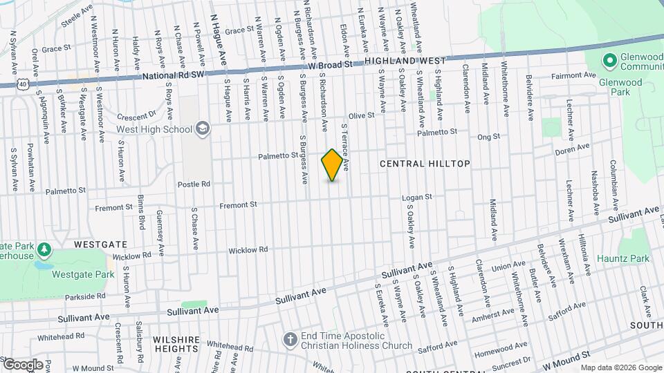 274 S Richardson Ave Map and Location Details