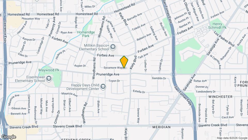 2802 Sycamore Way Map and Location Details