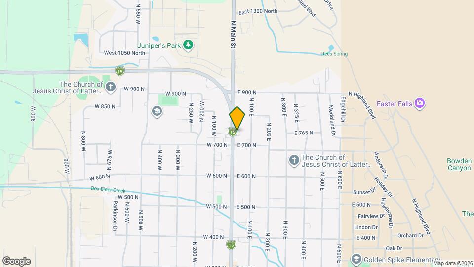 734 N Main St Map and Location Details