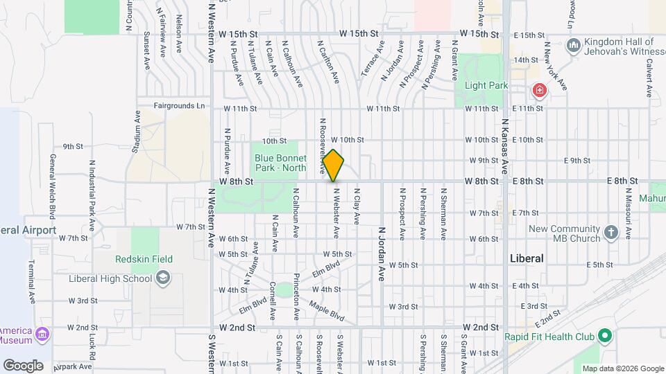 730 N Webster Ave Map and Location Details
