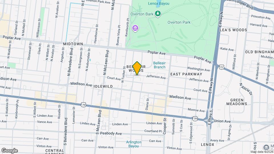 1986 Eastend Dr Map and Location Details