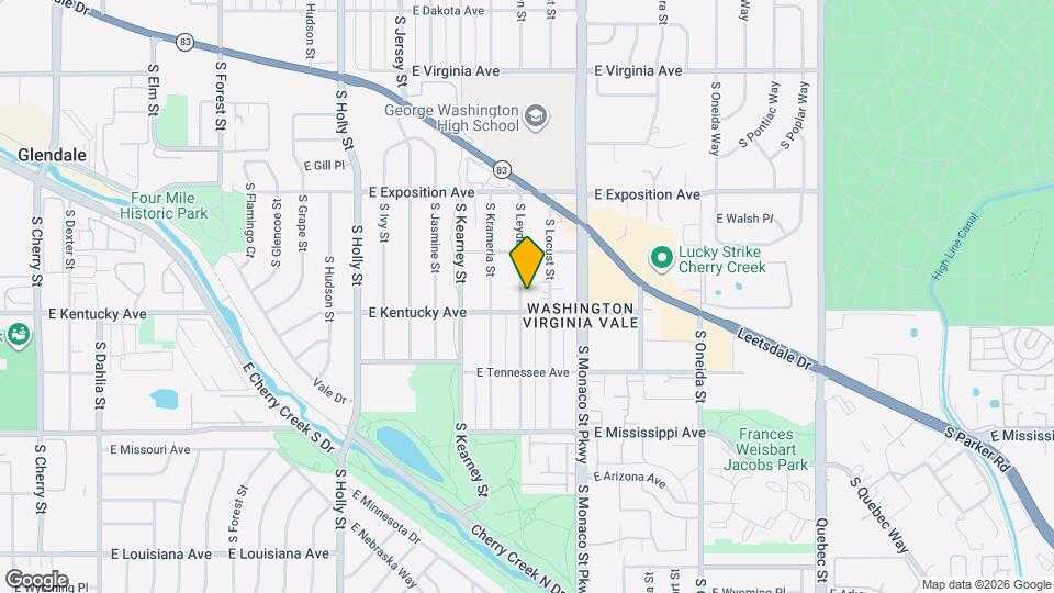 870 S Leyden St Mapa y Detalles de la Ubicación