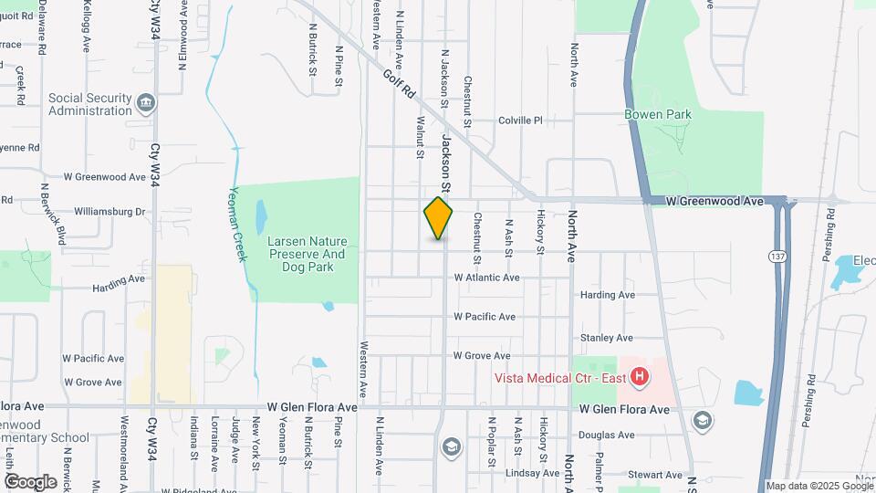 906 W Keith Ave Map and Location Details