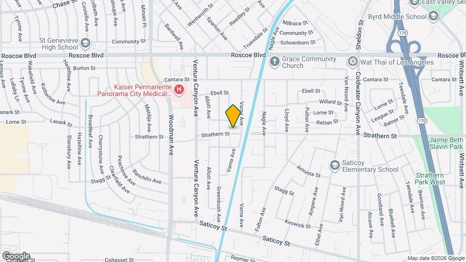 8002 Crosnoe Ave Map and Location Details