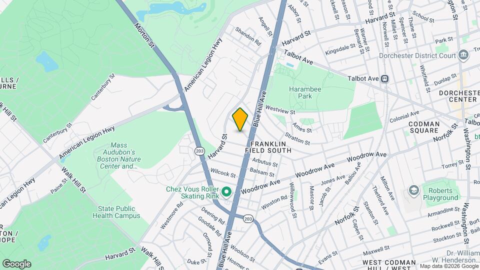 18 Fabyan St, Unit 1 Bed Room in Dorchester Map and Location Details