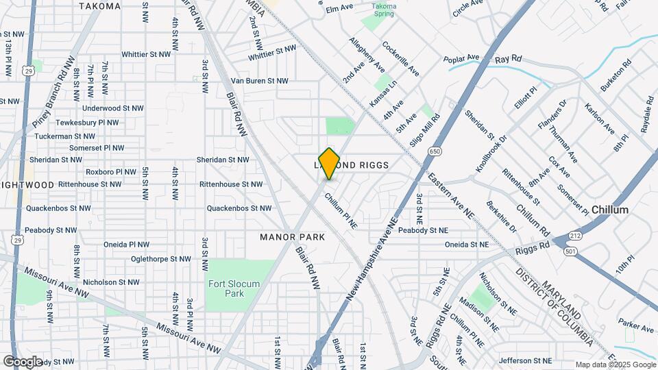 6139 Kansas Ave NE Map and Location Details