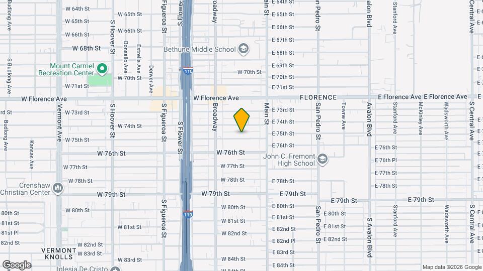 165 W 75th St Map and Location Details