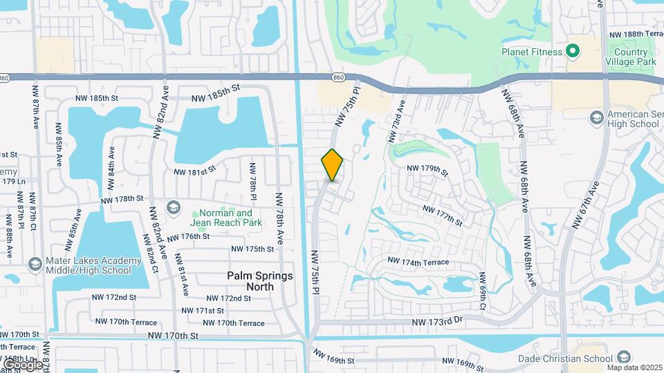 7469 NW 179th St Map and Location Details