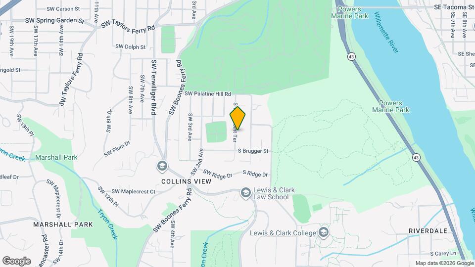 9416 SW View Point Ter, Unit B Map and Location Details