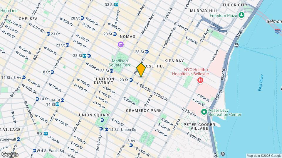 130 E 24th St-Unit -41 Map and Location Details