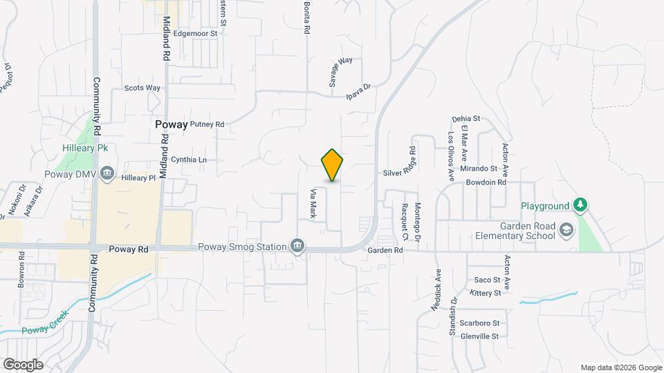 13397 Via Stephen Map and Location Details