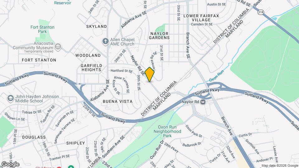 3105 Naylor Rd SE Map and Location Details