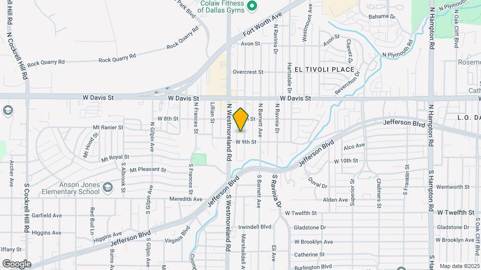215 N Jester Ave Mapa y Detalles de la Ubicación