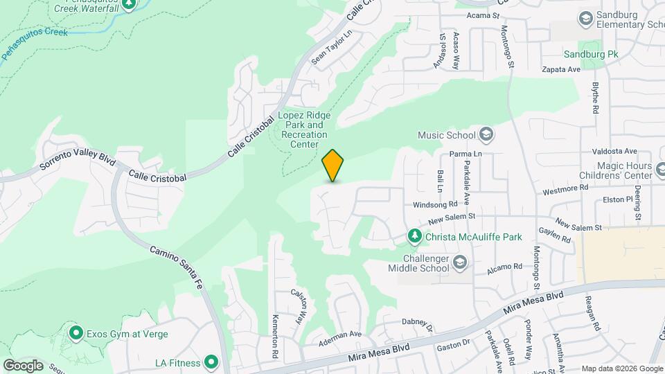 7244 Canyon Hill Ct Map and Location Details