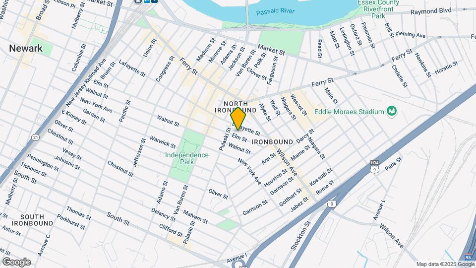 327 Elm St, Unit 1 Map and Location Details