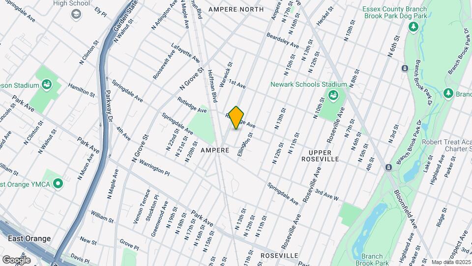 25 Newfield St, Unit 1 Map and Location Details