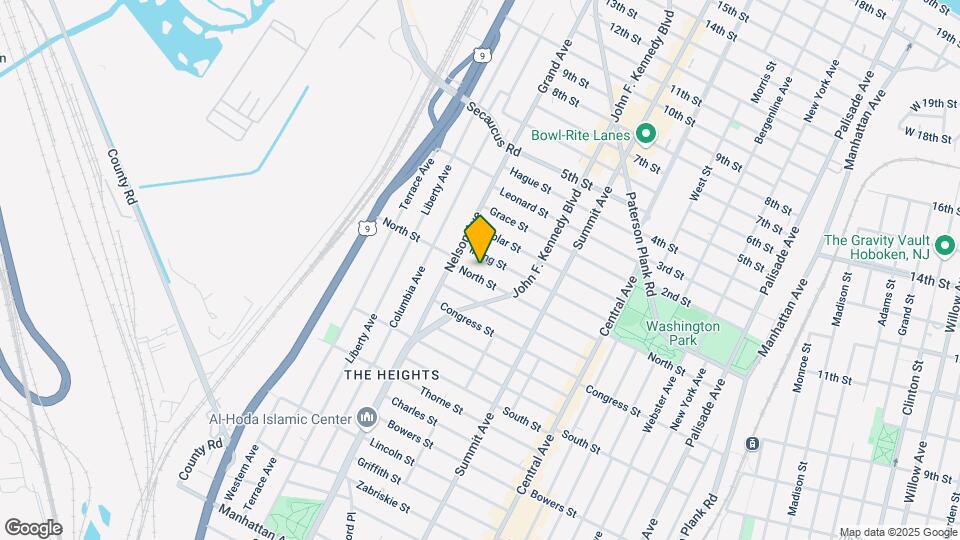 204 North St Mapa y Detalles de la Ubicación