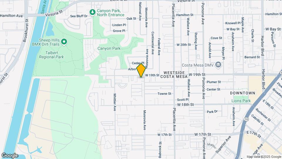 Monrovia Arms Apartments Map and Location Details