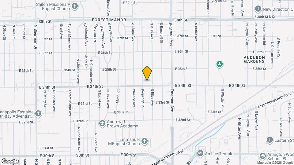 4920 E 34th St Map and Location Details