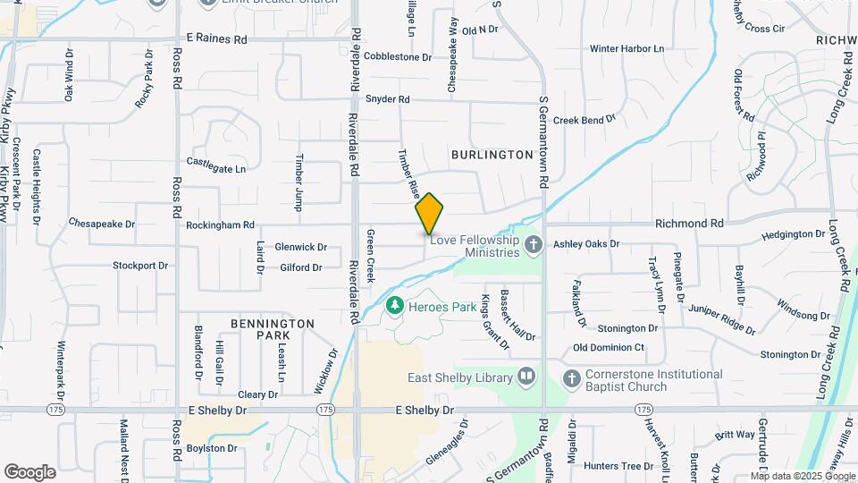 4448 Timber Rise Rd Map and Location Details