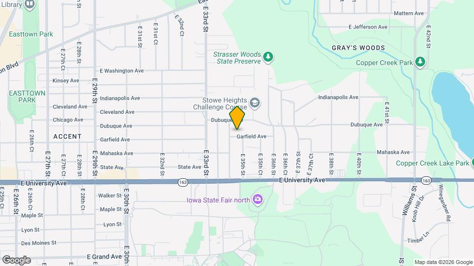 3412 Garfield Ave Mapa y Detalles de la Ubicación