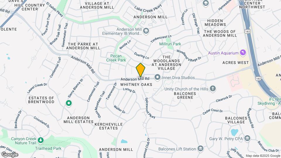 15588 Spicewood Pkwy Map and Location Details