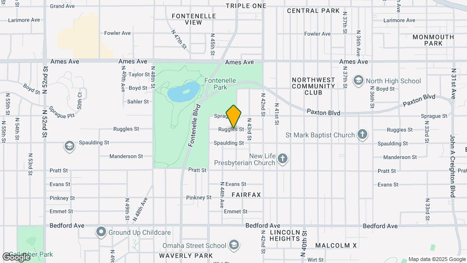 3928 N 44th St Map and Location Details